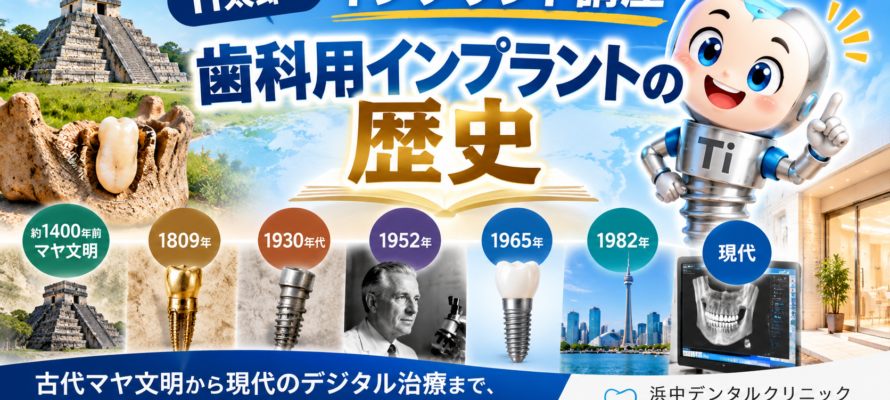 Ti太郎が解説する歯科用インプラントの歴史｜学芸大学の浜中デンタルクリニック